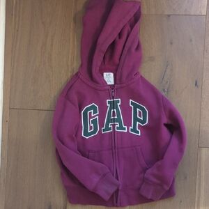 GAP Kids Maroon Hoodie with Logo